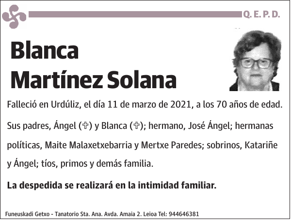 Blanca Martínez Solana