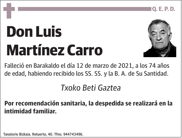 Luis Martínez Carro