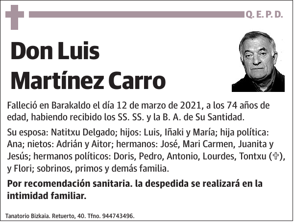 Luis Martínez Carro