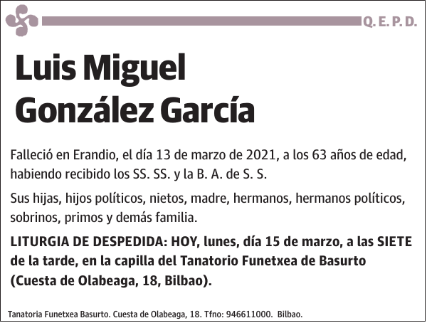 Luis Miguel González García