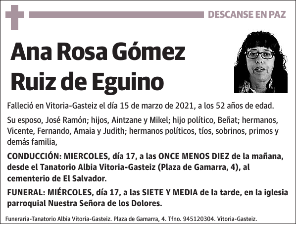 Ana Rosa Gómez Ruiz de Eguino