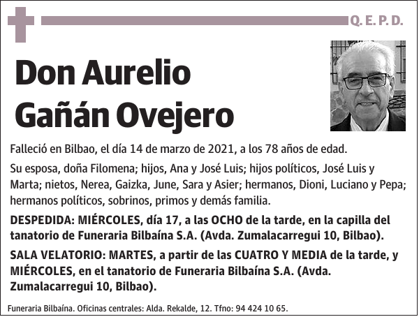 Aurelio Gañán Ovejero