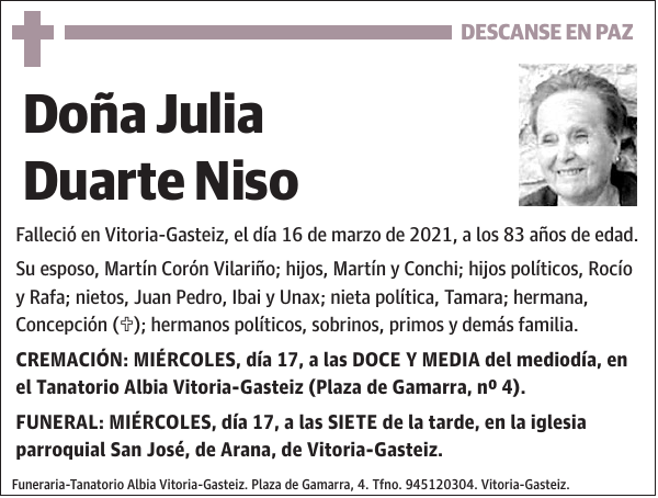 Julia Duarte Niso