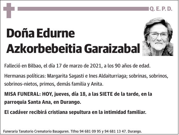 Edurne Azkorbebeitia Garaizabal