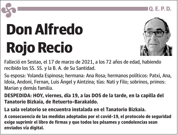 Alfredo Rojo Recio