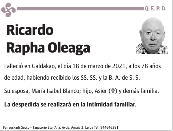 Ricardo Rapha Oleaga