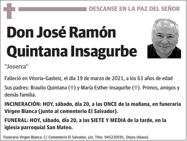 José Ramón Quintana Insagurbe