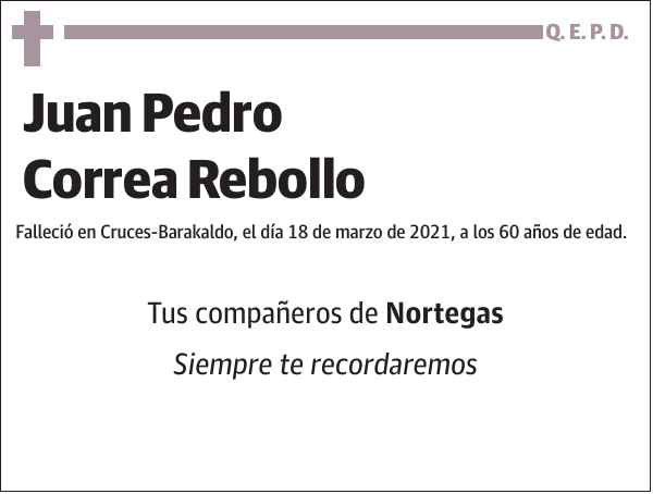 JUAN PEDRO CORREA REBOLLO