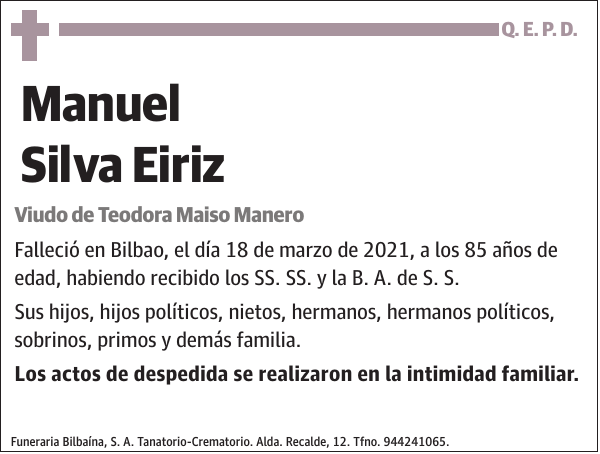 Manuel Silva Eiriz