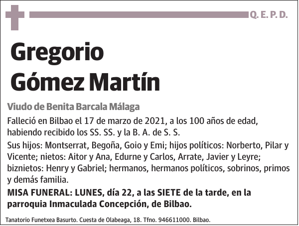 Gregorio Gómez Martín