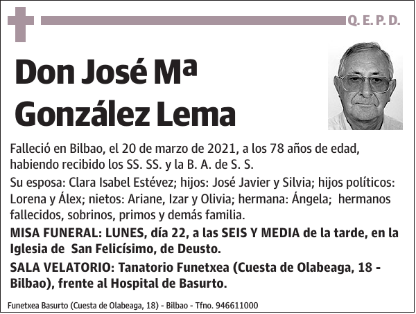 José Mª González Lema