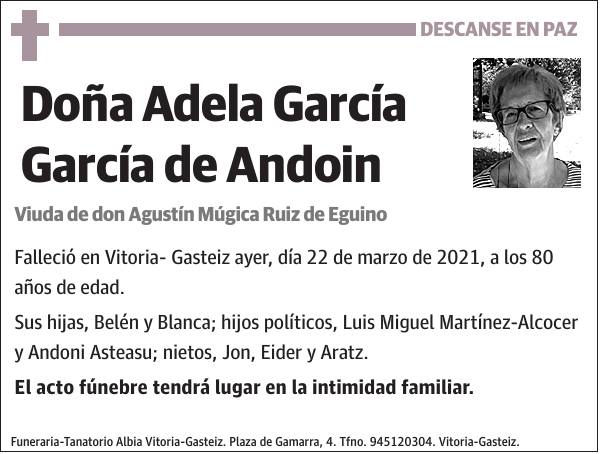 Adela García García de Andoin