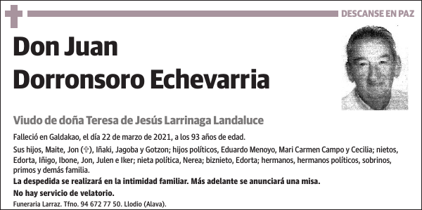 Juan Dorronsoro Echevarria