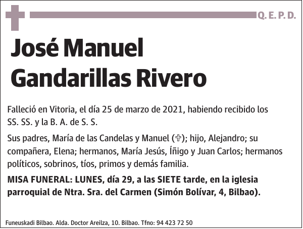 José Manuel Gandarillas Rivero