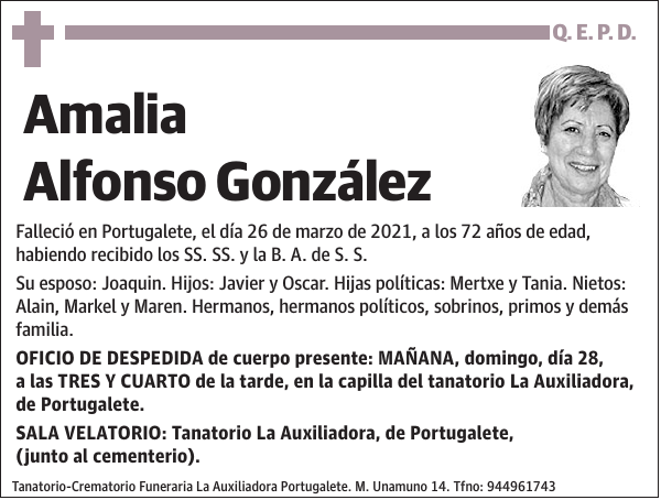 Amalia Alfonso González