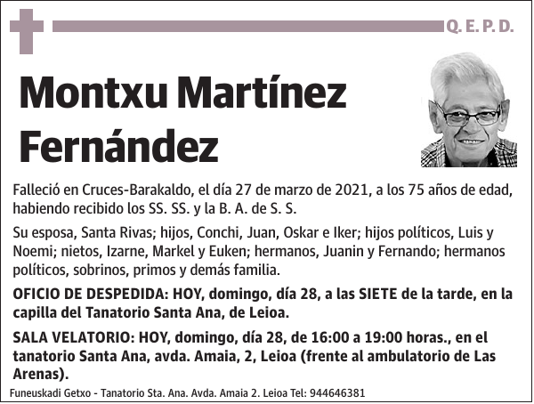 Montxu Martínez Fernández