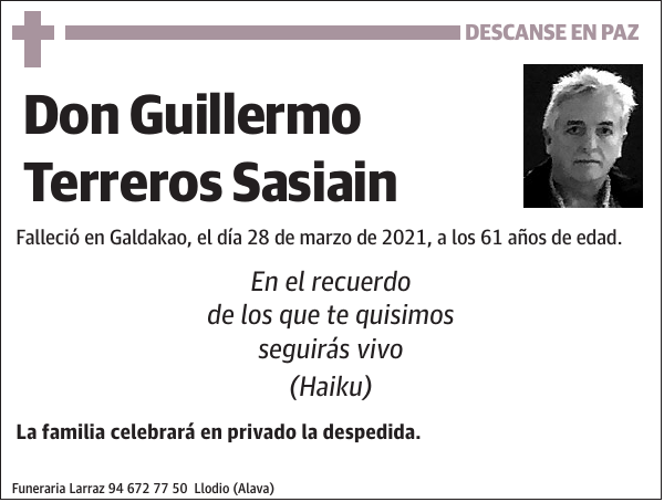 Guillermo Terreros Sasiain