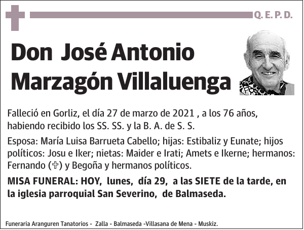 José Antonio Marzagón Villaluenga