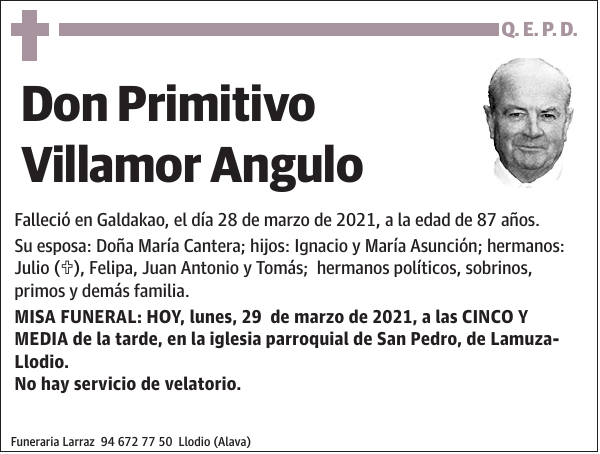 Primitivo Villamor Angulo