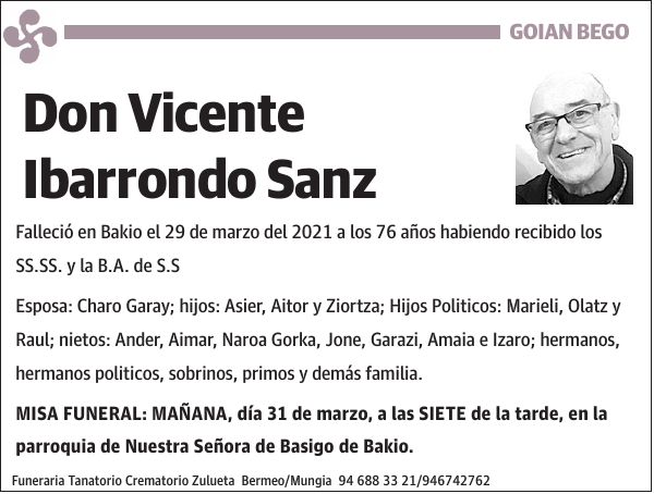 Vicente Ibarrondo Sanz