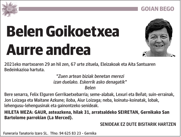 Belen Goikoetxea Aurre