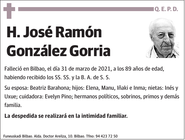 H. José Ramón González Gorria