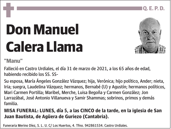 Manuel Calera Llama