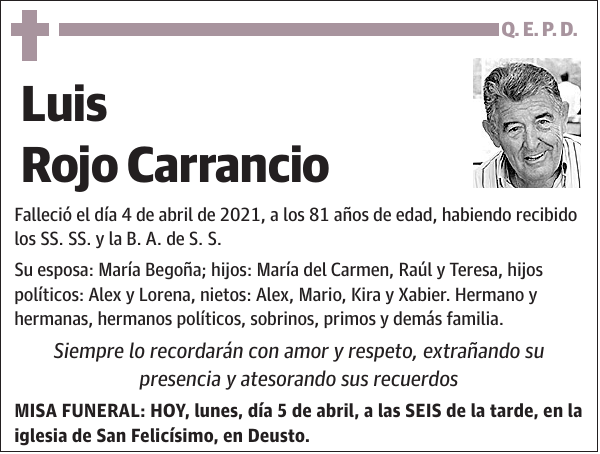 Luis Rojo Carrancio