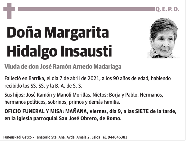 Margarita Hidalgo Insausti
