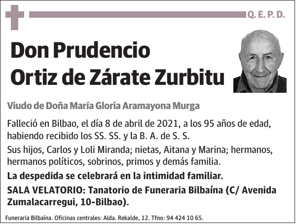 Prudencio Ortiz de Zárate Zurbitu