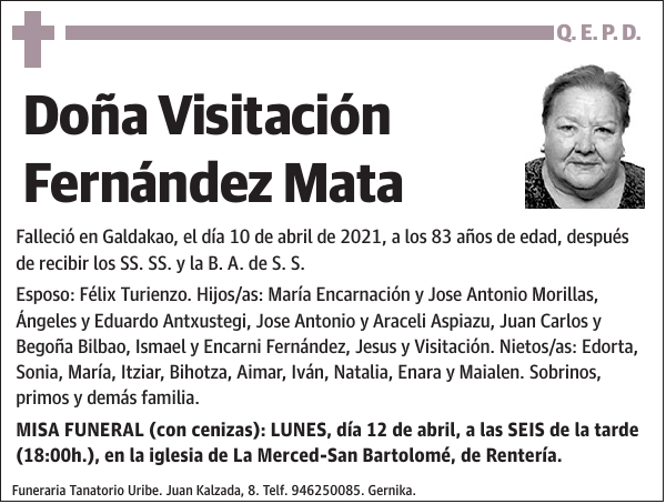 Visitación Fernández Mata