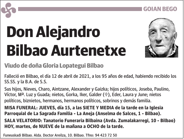 Alejandro Bilbao Aurtenetxe