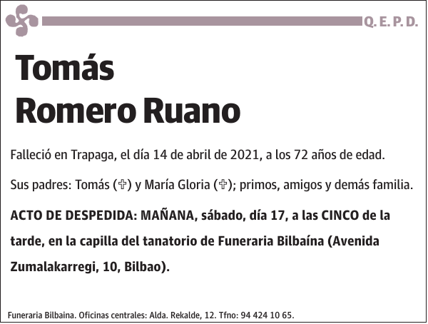 Tomás Romero Ruano