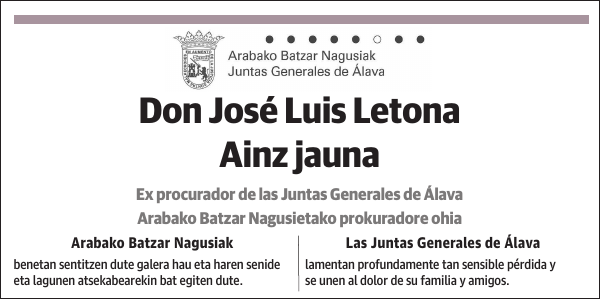 José Luis Letona Ainz