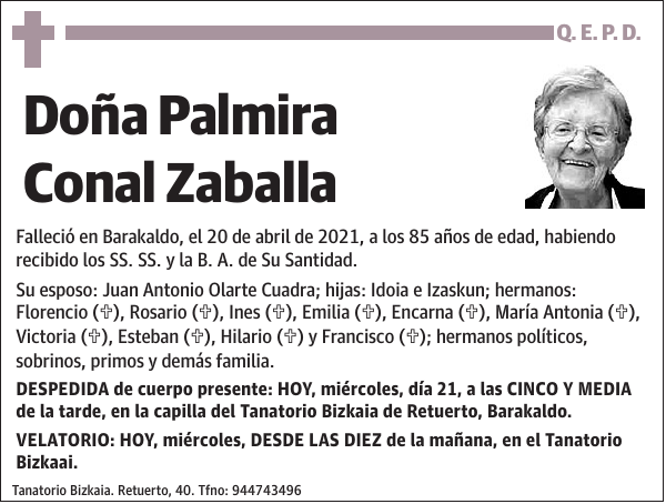 Palmira Conal Zaballa