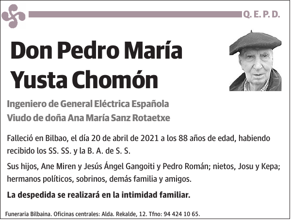 Pedro María Yusta Chomón