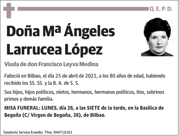 Mª Ángeles Larrucea López