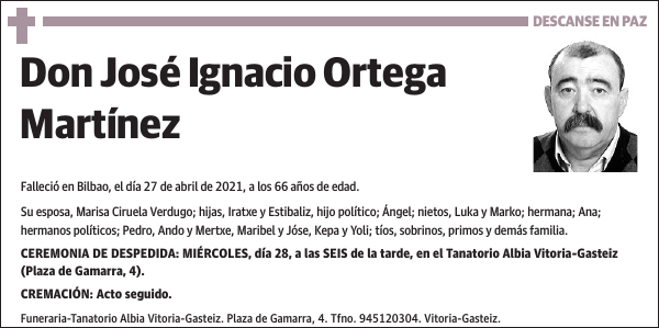 José Ignacio Ortega Martinez