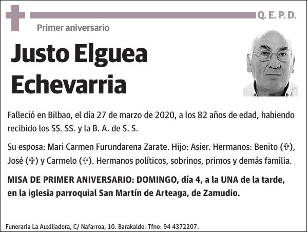 Justo Elguea Echevarria