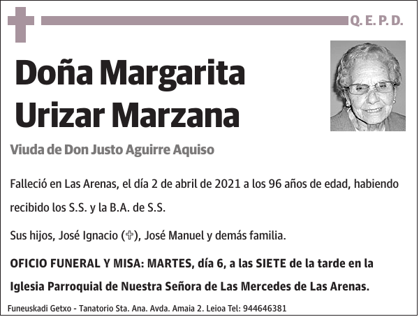 Margarita Urizar Marzana