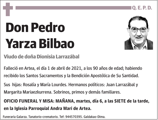 Pedro Yarza Bilbao