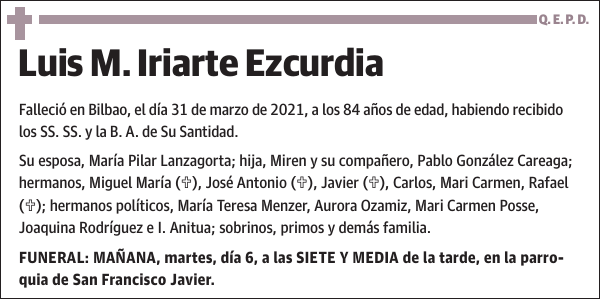 Luis M. Iriarte Ezcurdia