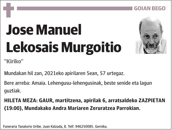 Jose Manuel Lekosais Murgoitio