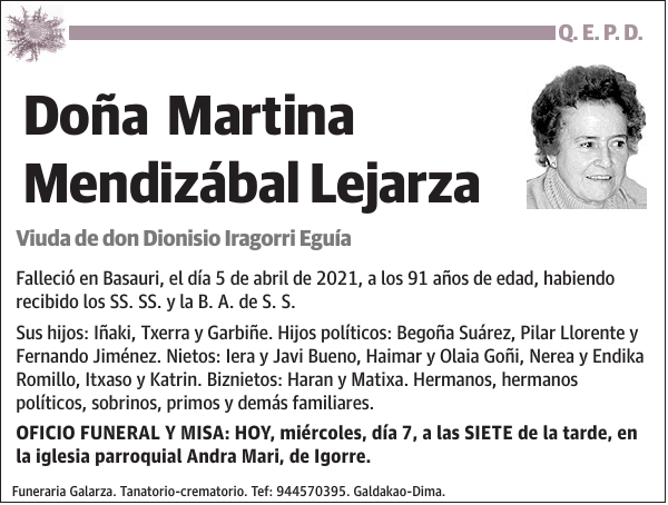 Martina Mendizábal Lejarza