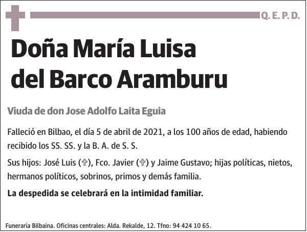 María Luisa del Barco Aramburu