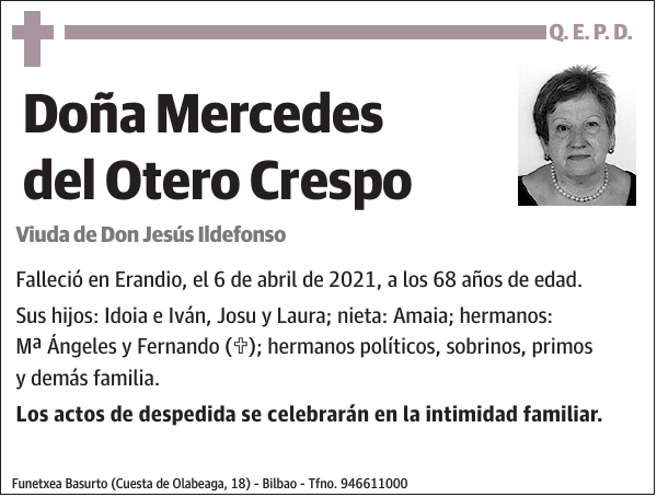 Mercedes del Otero Crespo