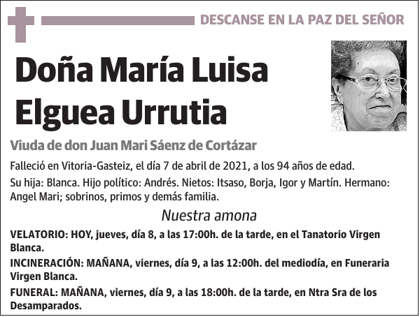 María Luisa Elguea Urrutia