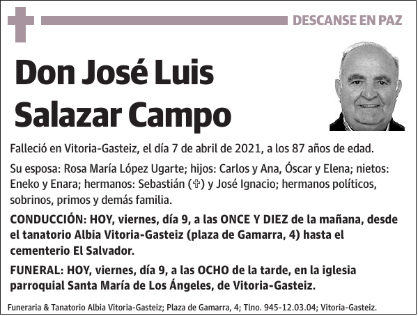 José Luis Salazar Campo