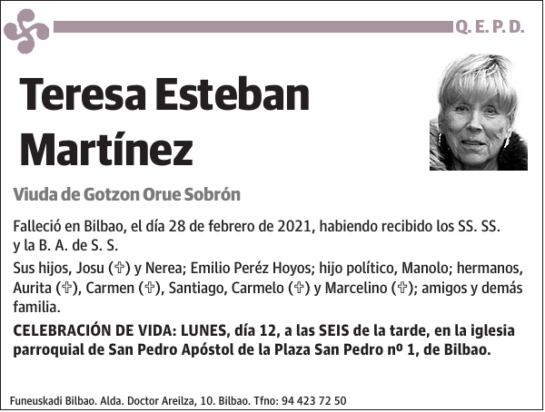 Teresa Esteban Martínez