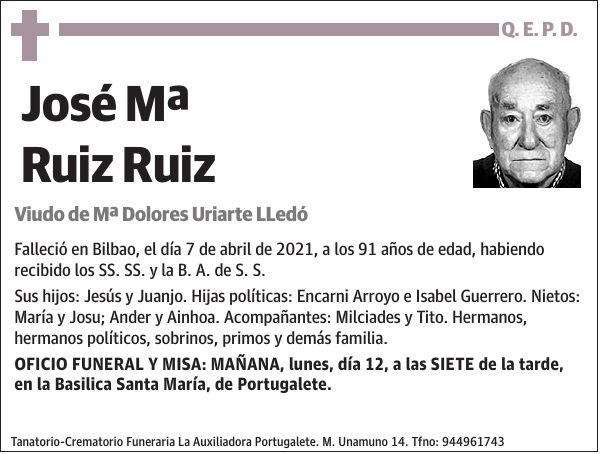 José Mª Ruiz Ruiz